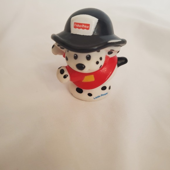 Fisher-Price Other - Fisher Price Little People Fire‎ Station Dalmatian Dog 2001